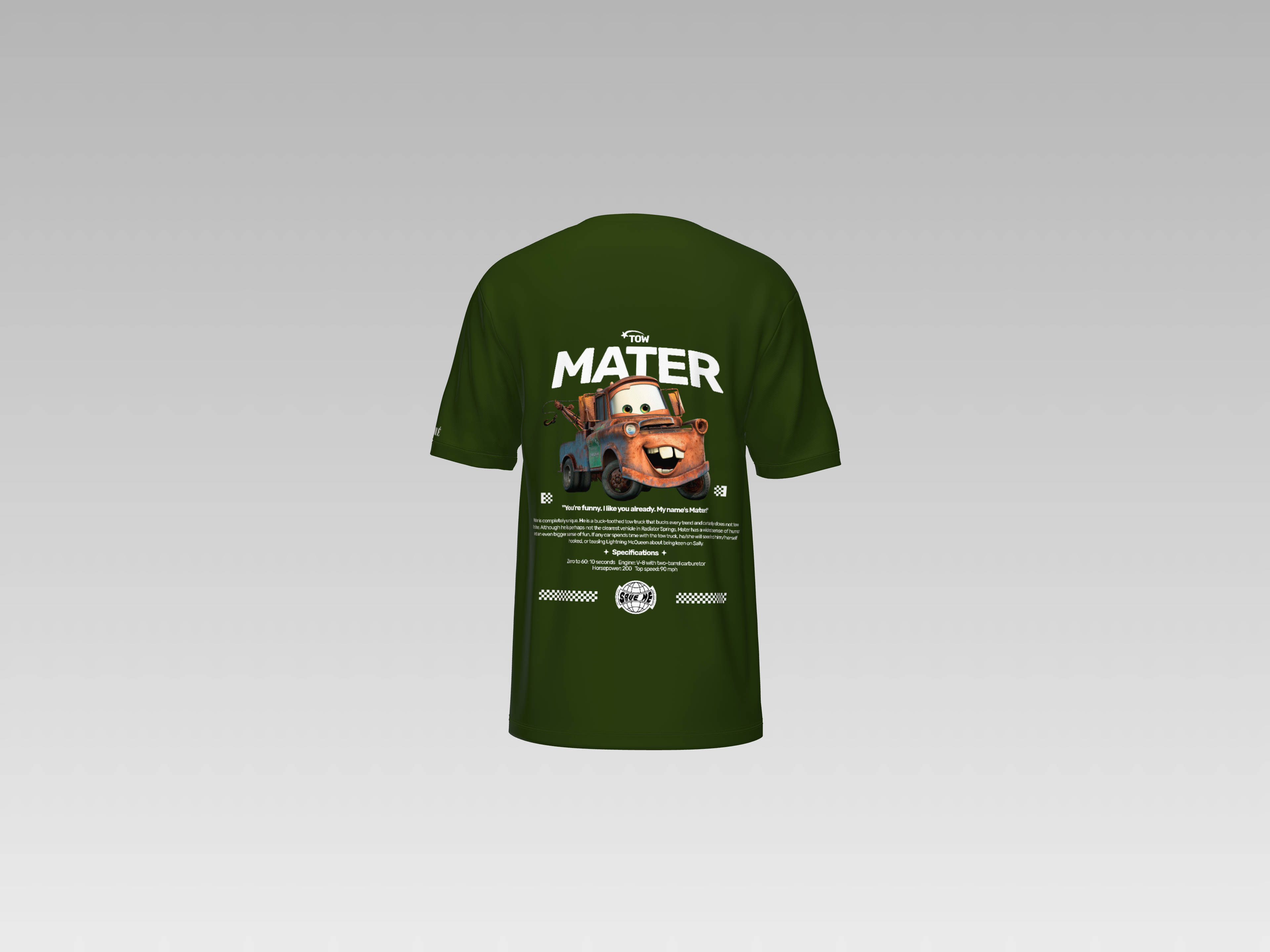 TOW MATER PRINTED T-SHIRT