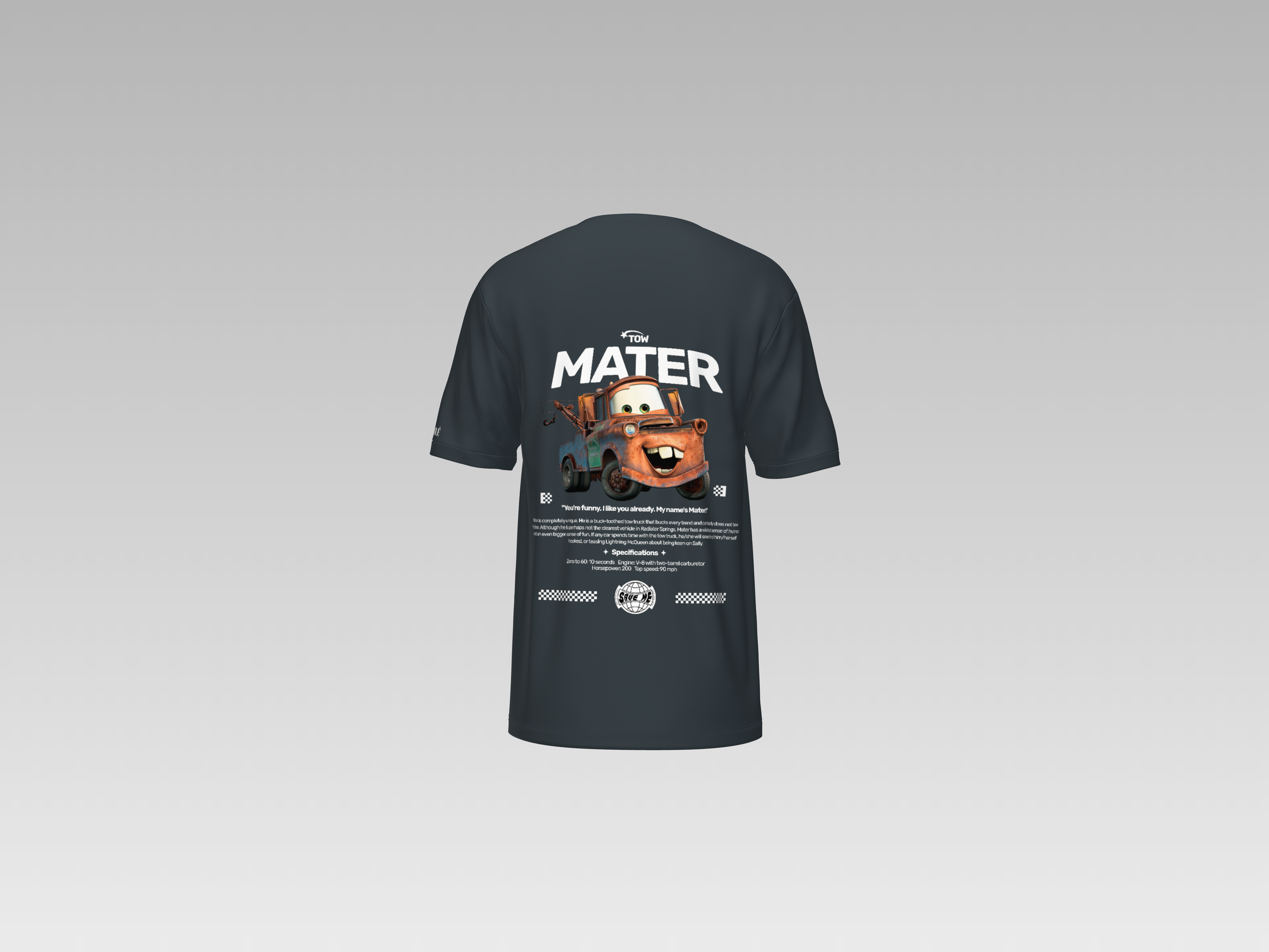 TOW MATER PRINTED T-SHIRT
