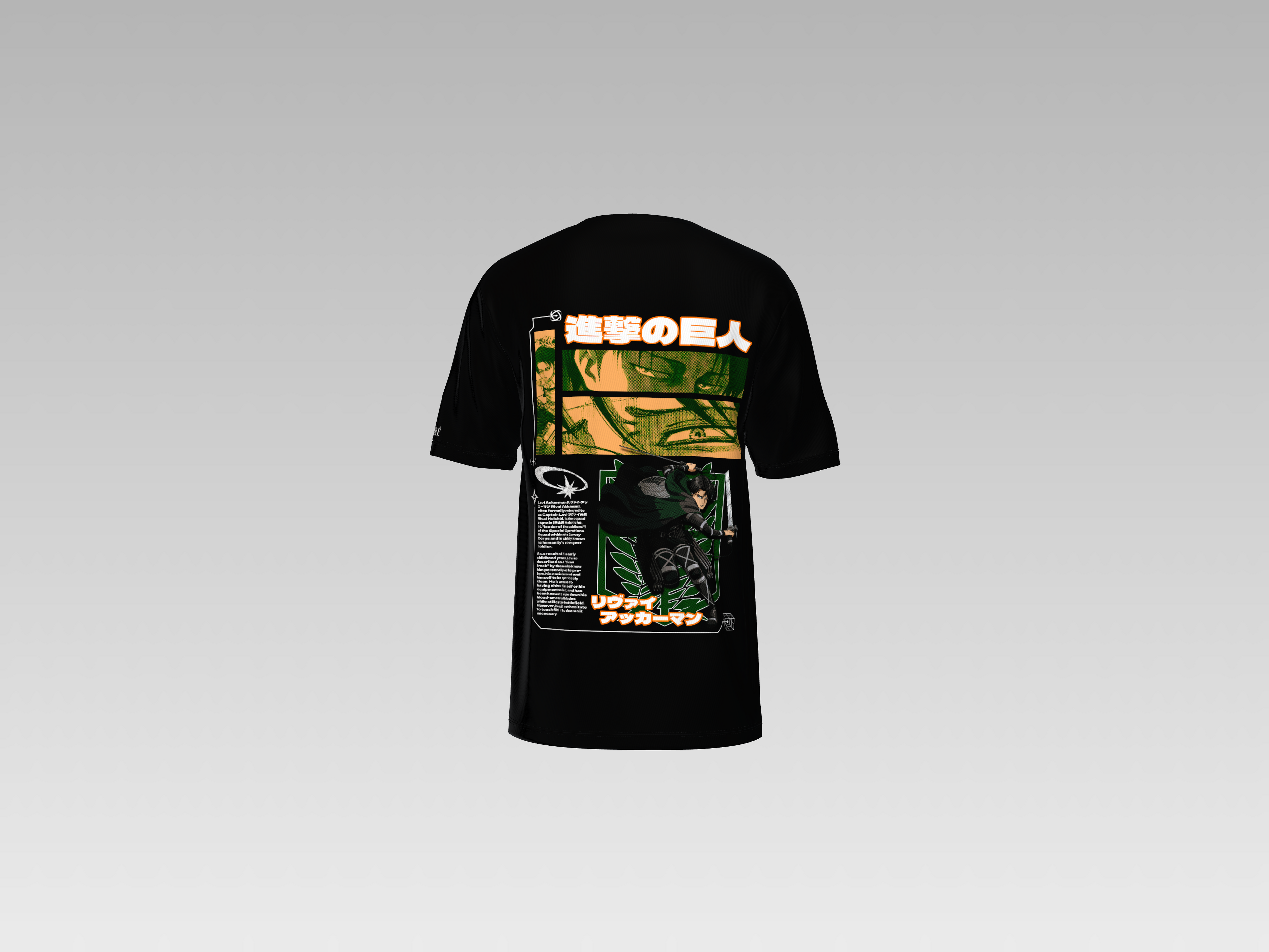 EREN YEAGER PRINTED T-SHIRT