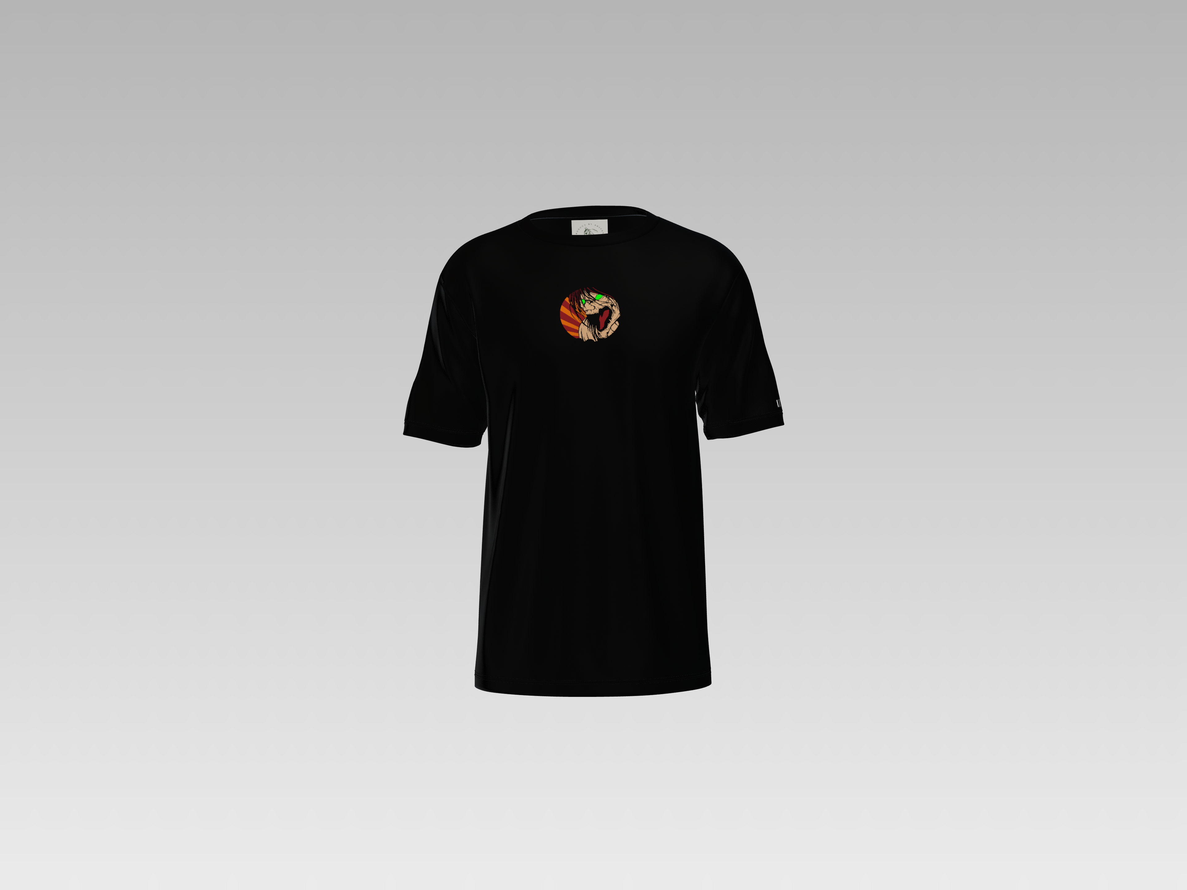 EREN YEAGER PRINTED T-SHIRT