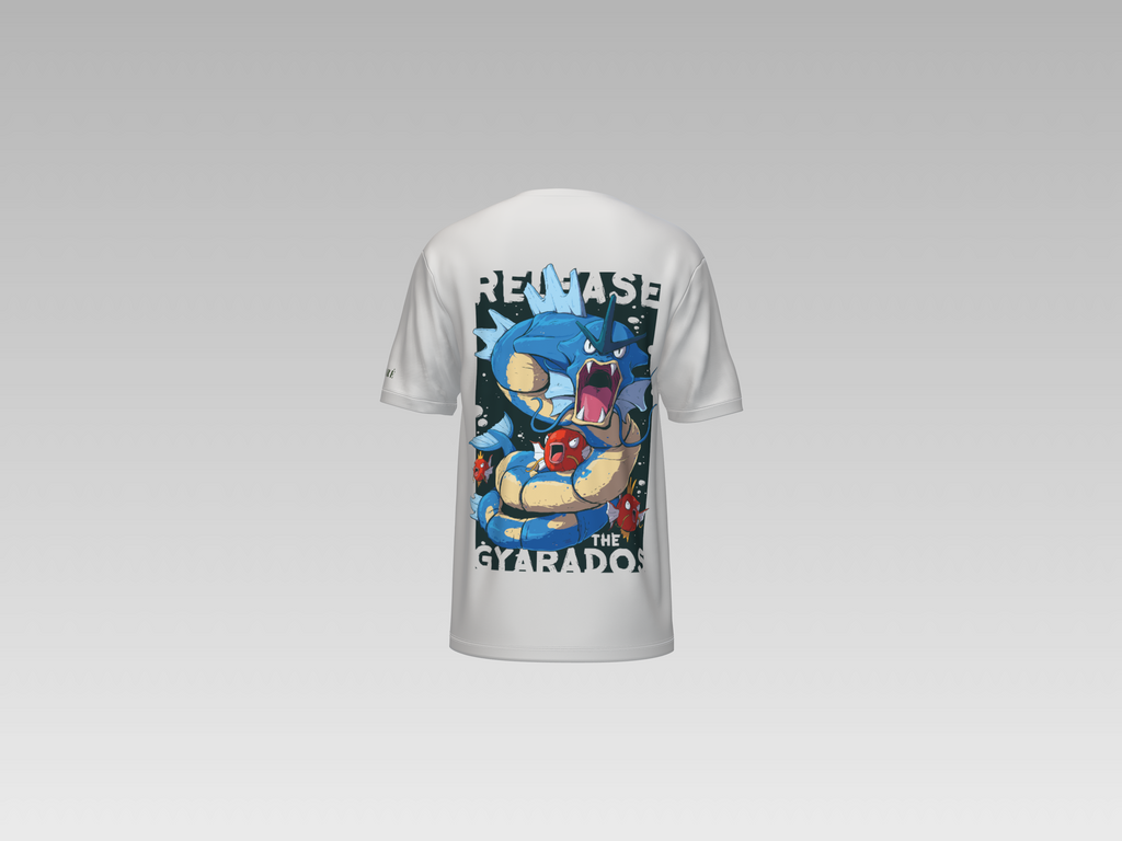 THE GYARADOS PRINTED T-SHIRT