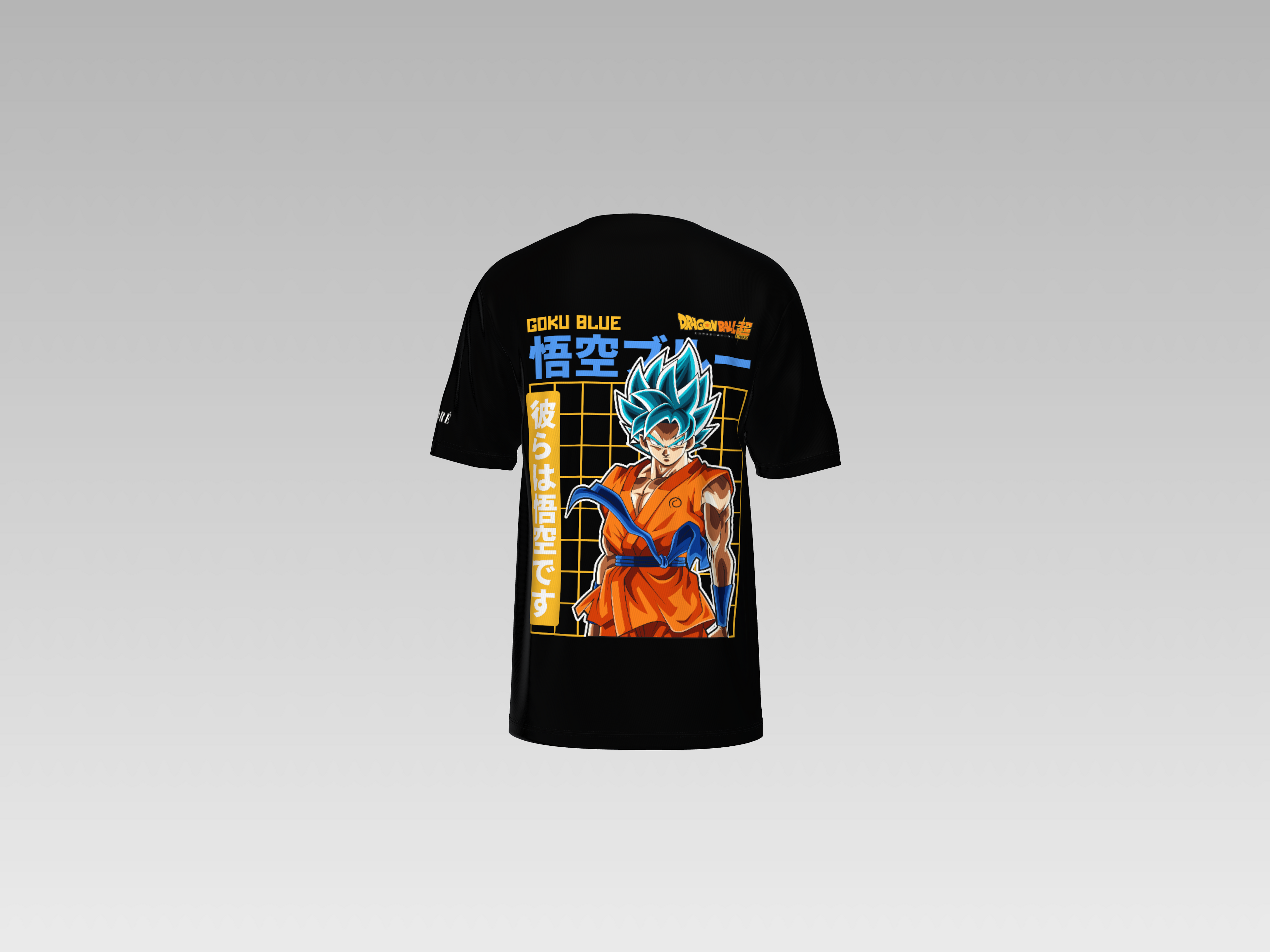 GOKU BLUE PRINTED T-SHIRT