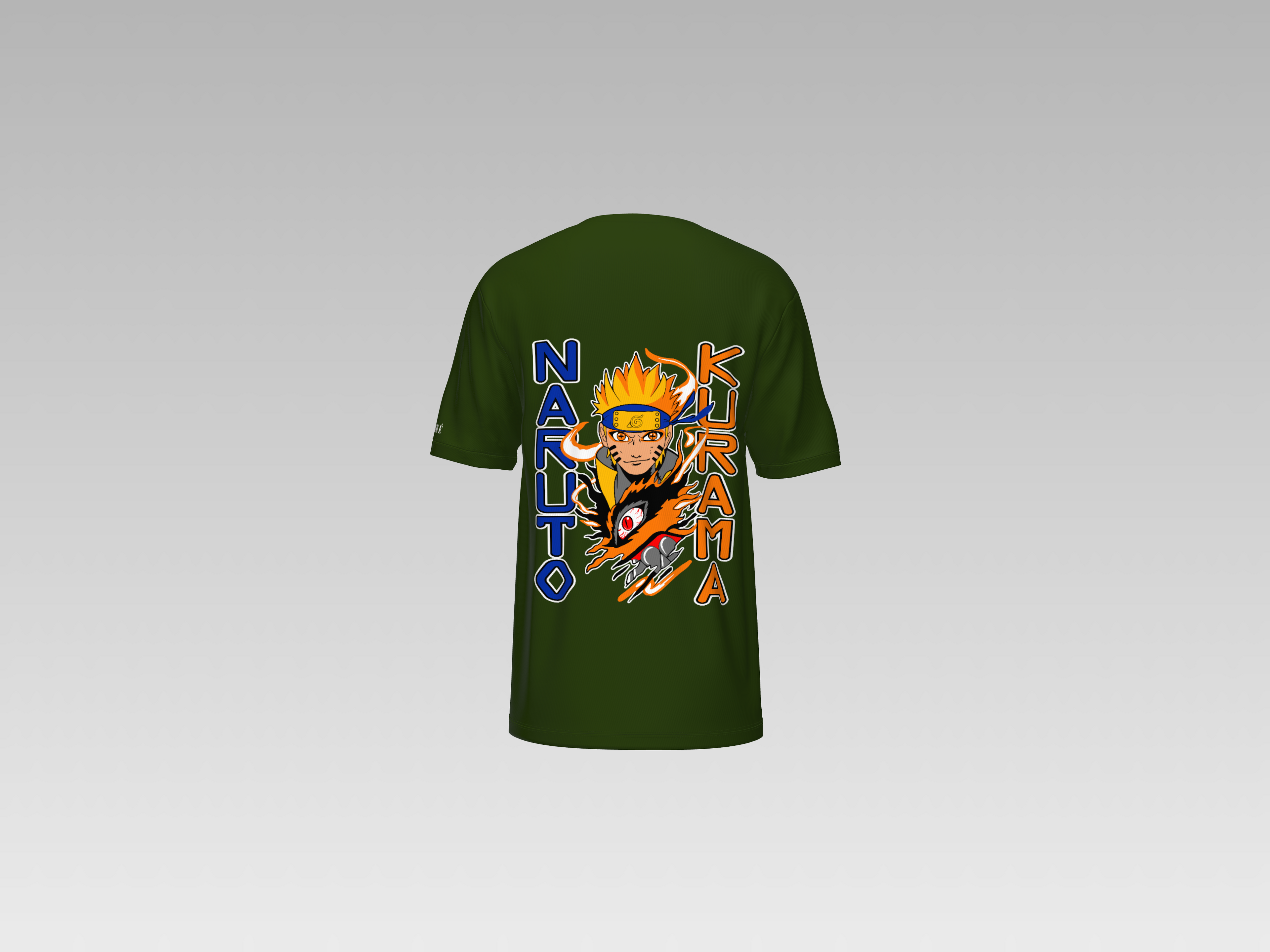NARUTO KURAMA PRINTED T-SHIRT