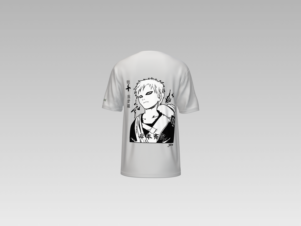 GAARA NARUTO PRINTED T-SHIRT