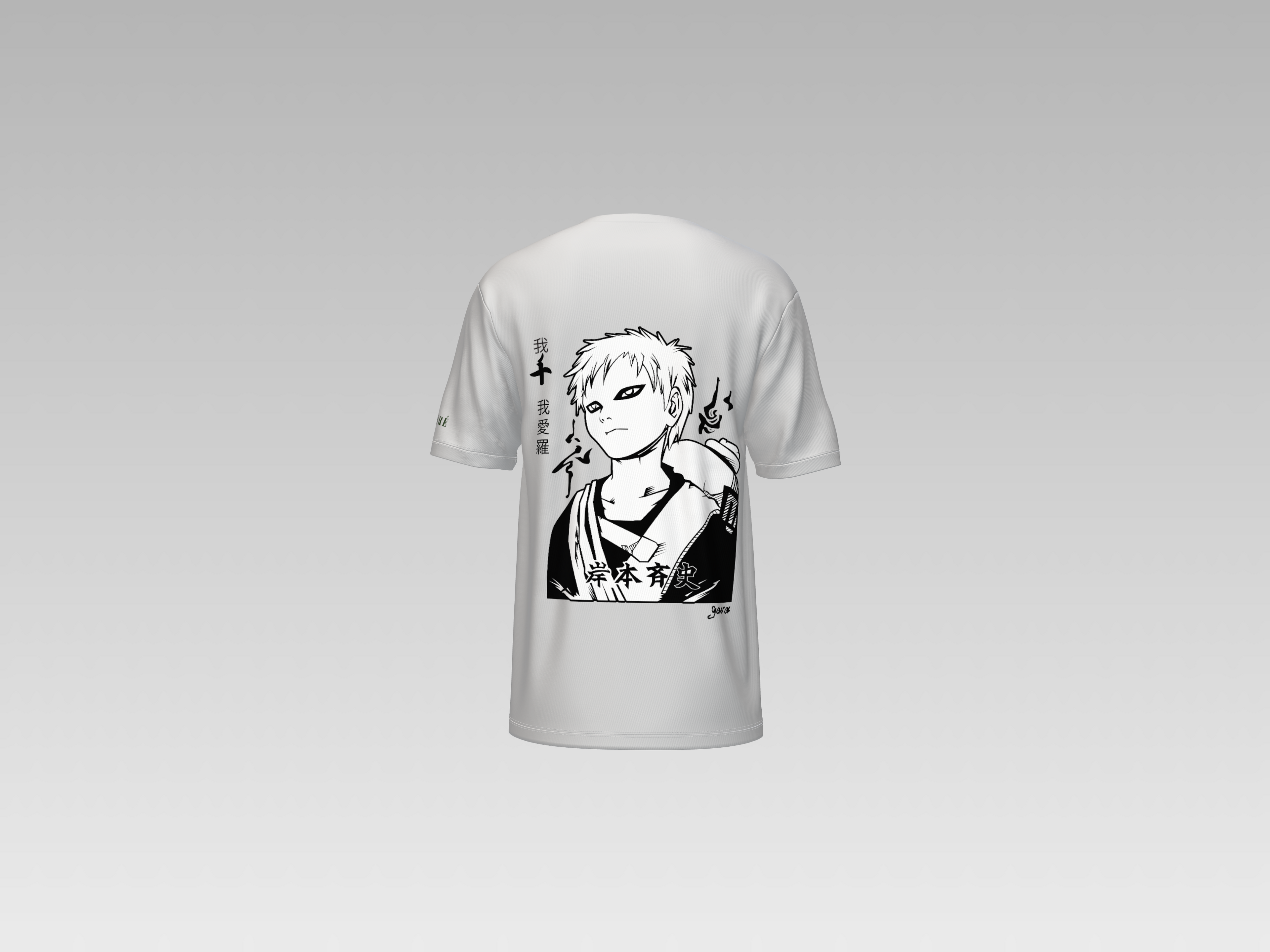 GAARA NARUTO PRINTED T-SHIRT