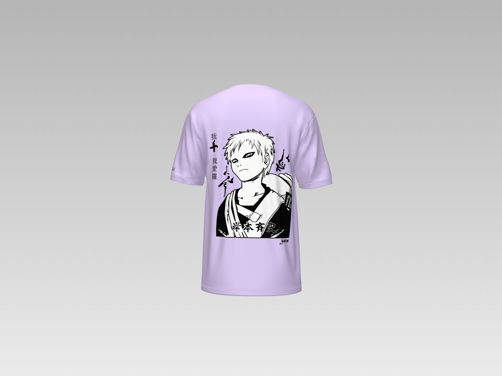 GAARA NARUTO PRINTED T-SHIRT