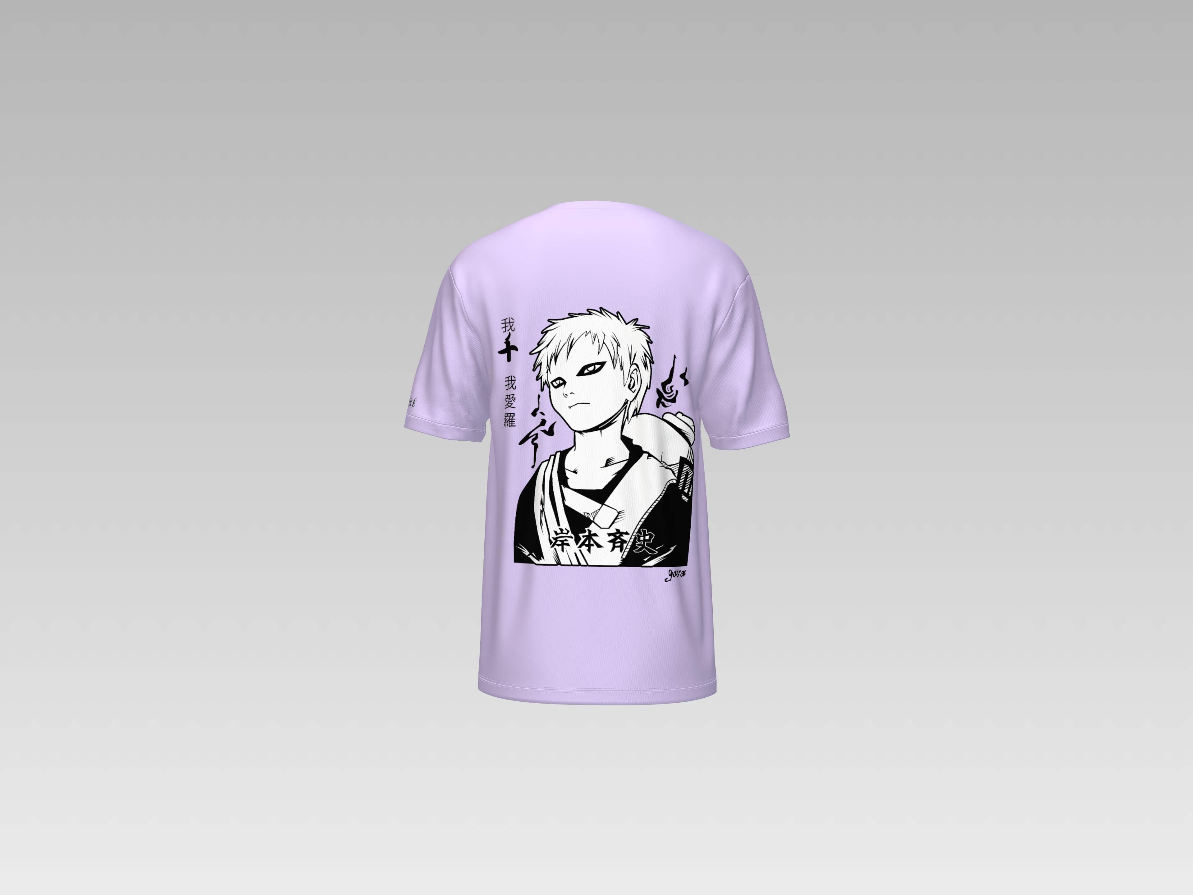 GAARA NARUTO PRINTED T-SHIRT