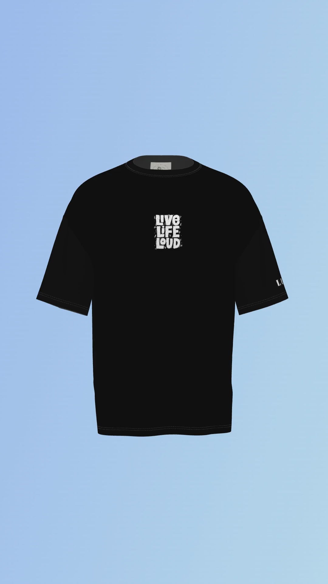 LIVE WITH NO EXCUSES PRINTED T-SHIRT