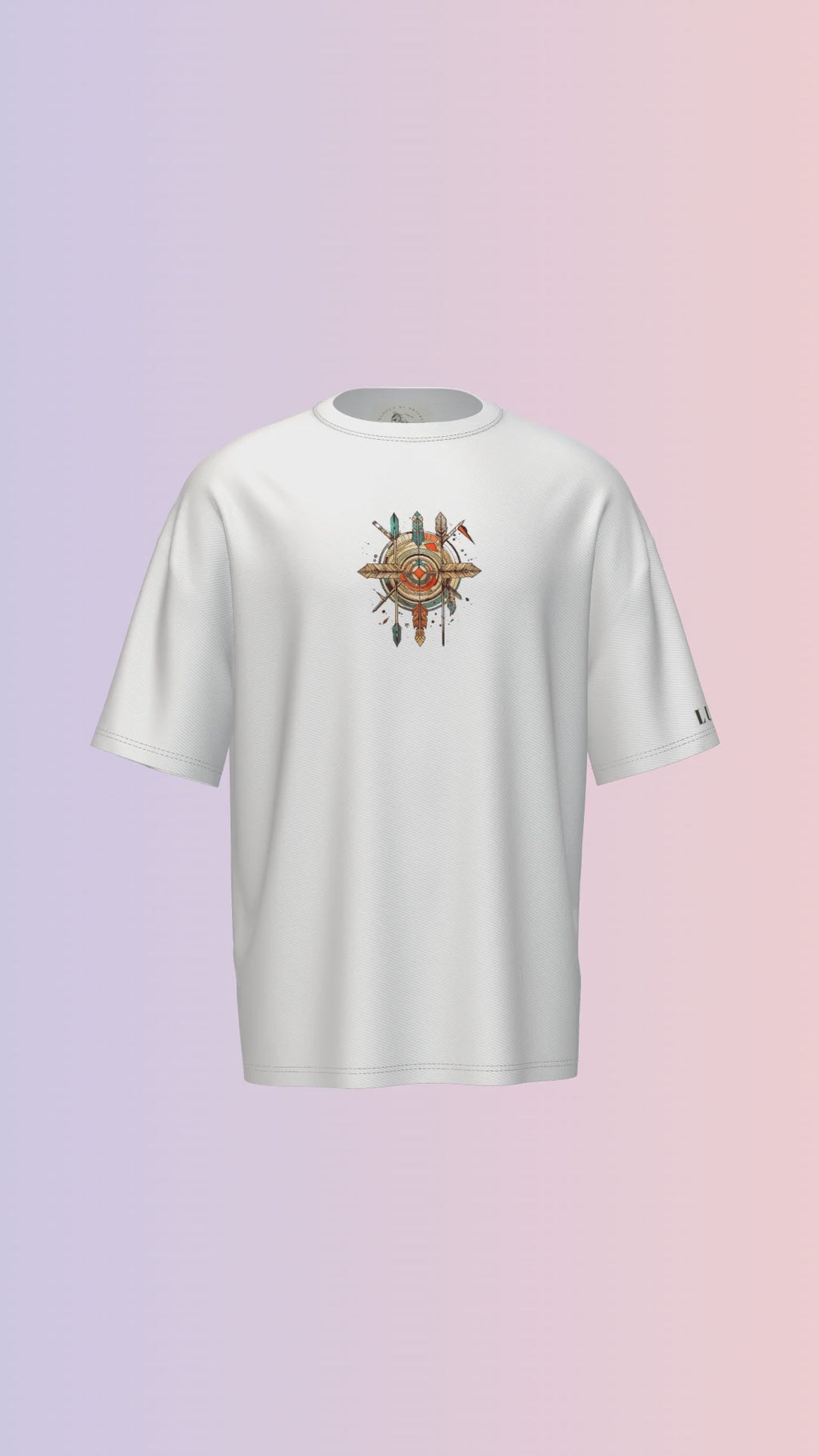 LION AESTHETICS PRINTED T-SHIRT