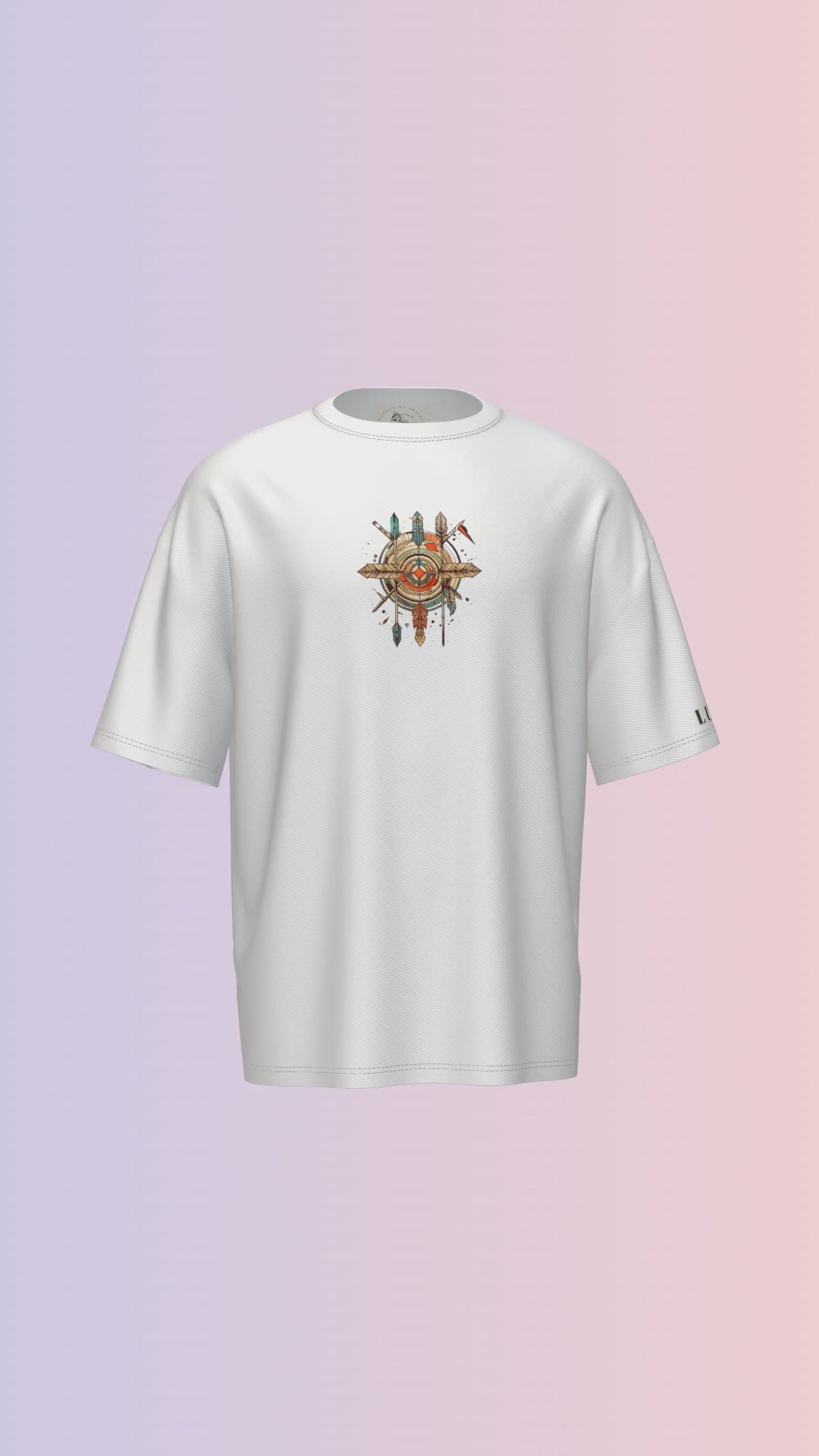 LION AESTHETICS PRINTED T-SHIRT