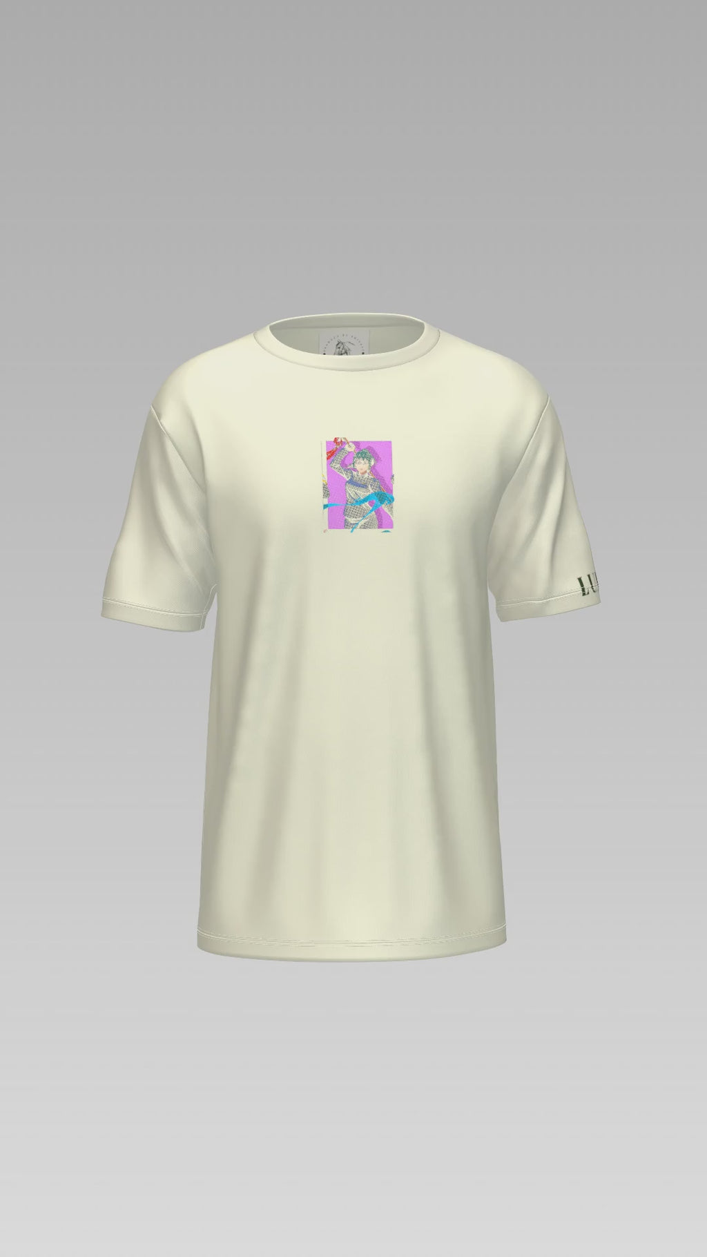 CRAZY MONK PRINTED T-SHIRT
