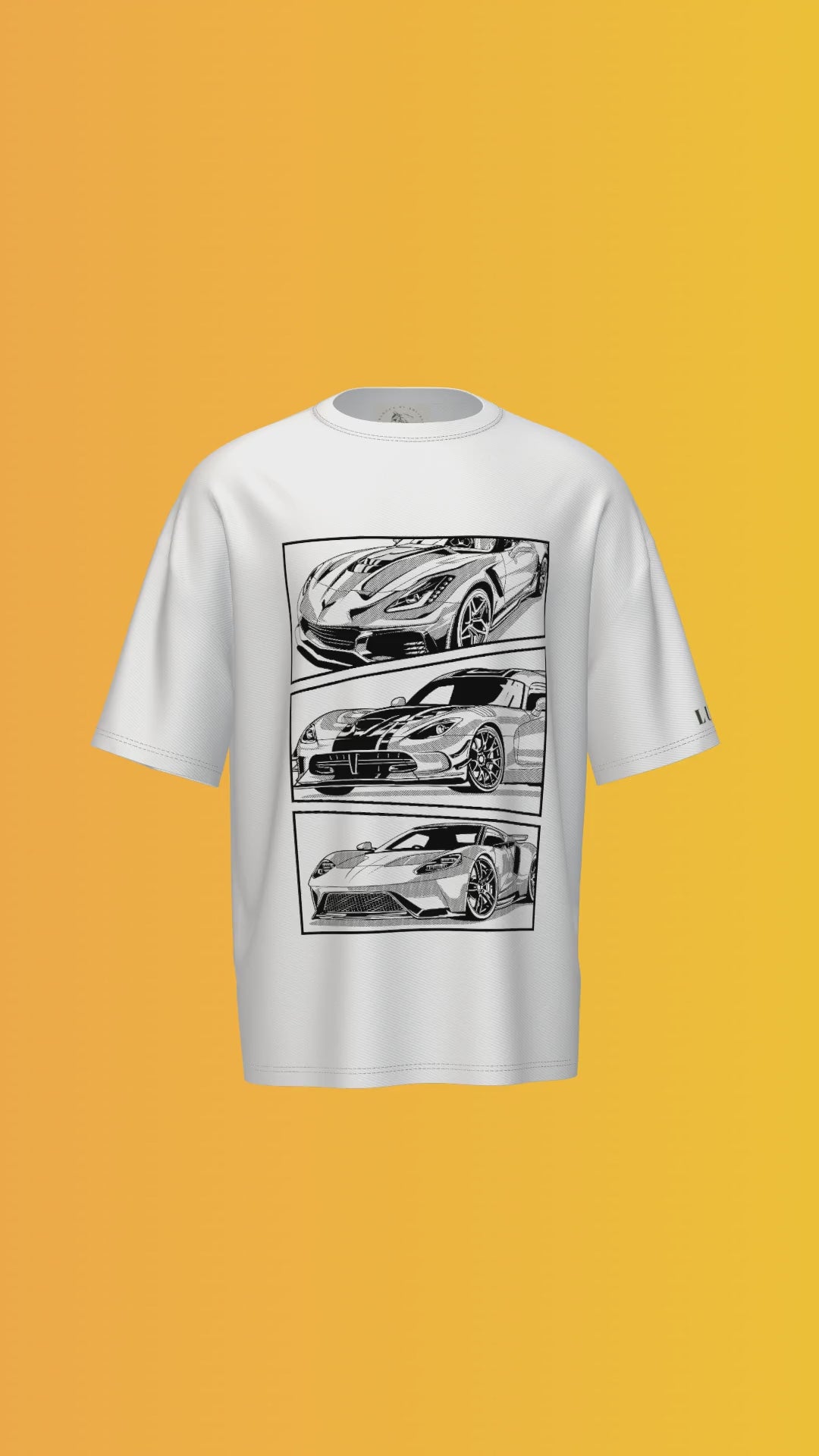 DODGE VIPER CARS PRINTED T-SHIRT