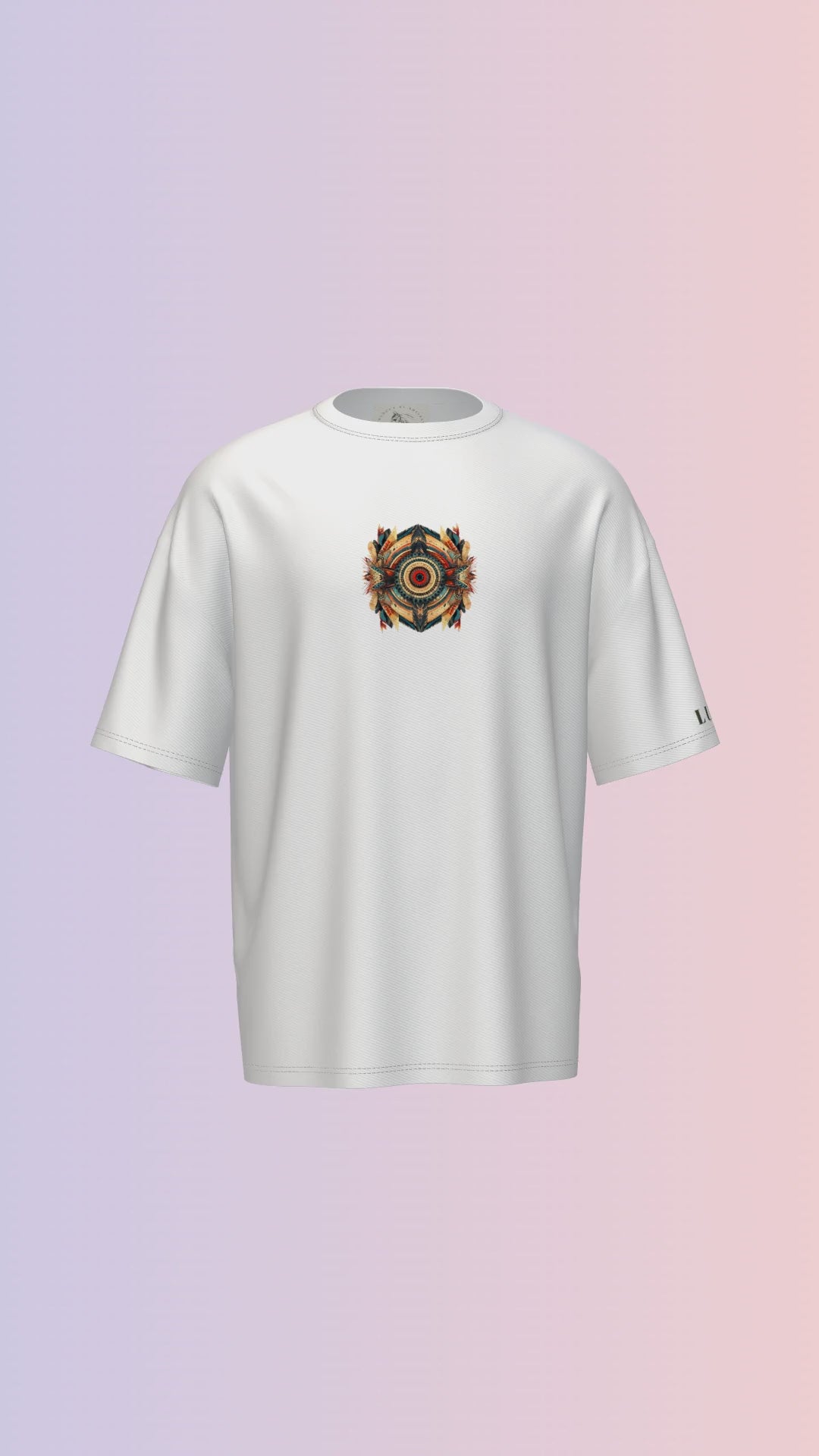 BOHEMIAN DREAM CATCHGER PRINTED T-SHIRT