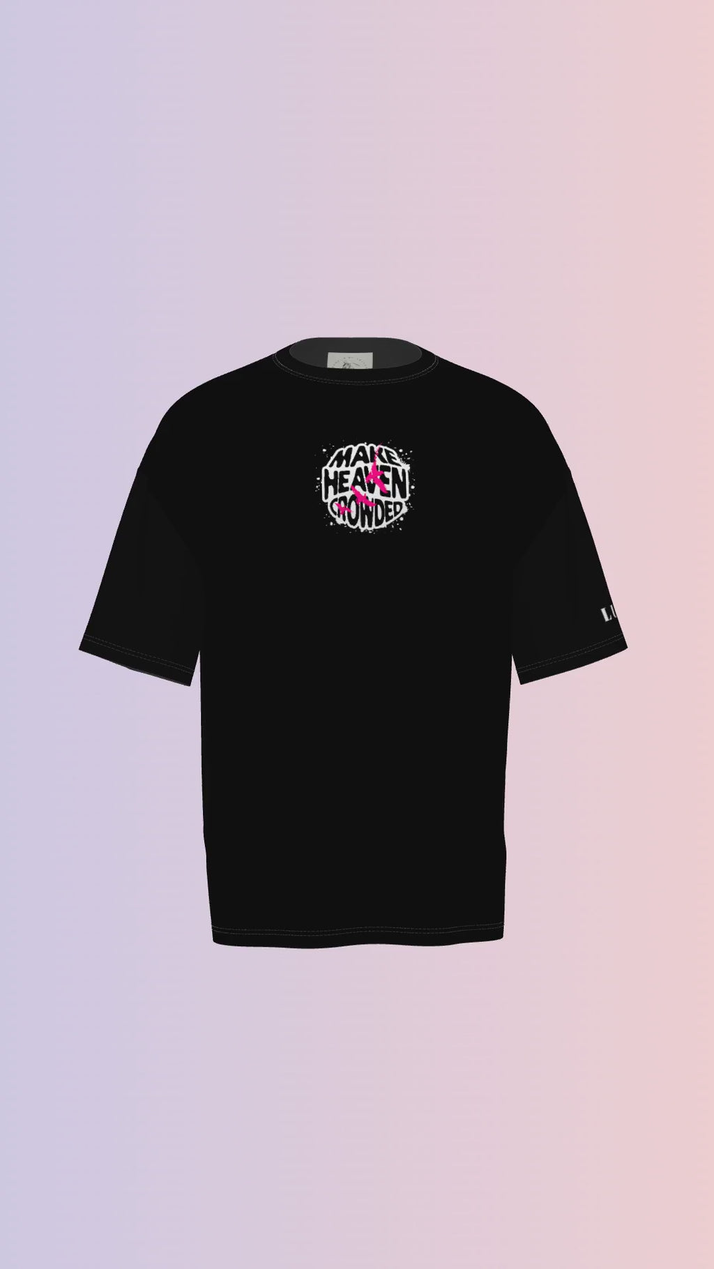 BLESSED PRINTED T-SHIRT