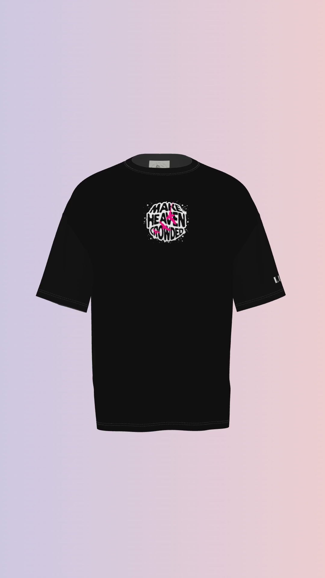 BLESSED PRINTED T-SHIRT