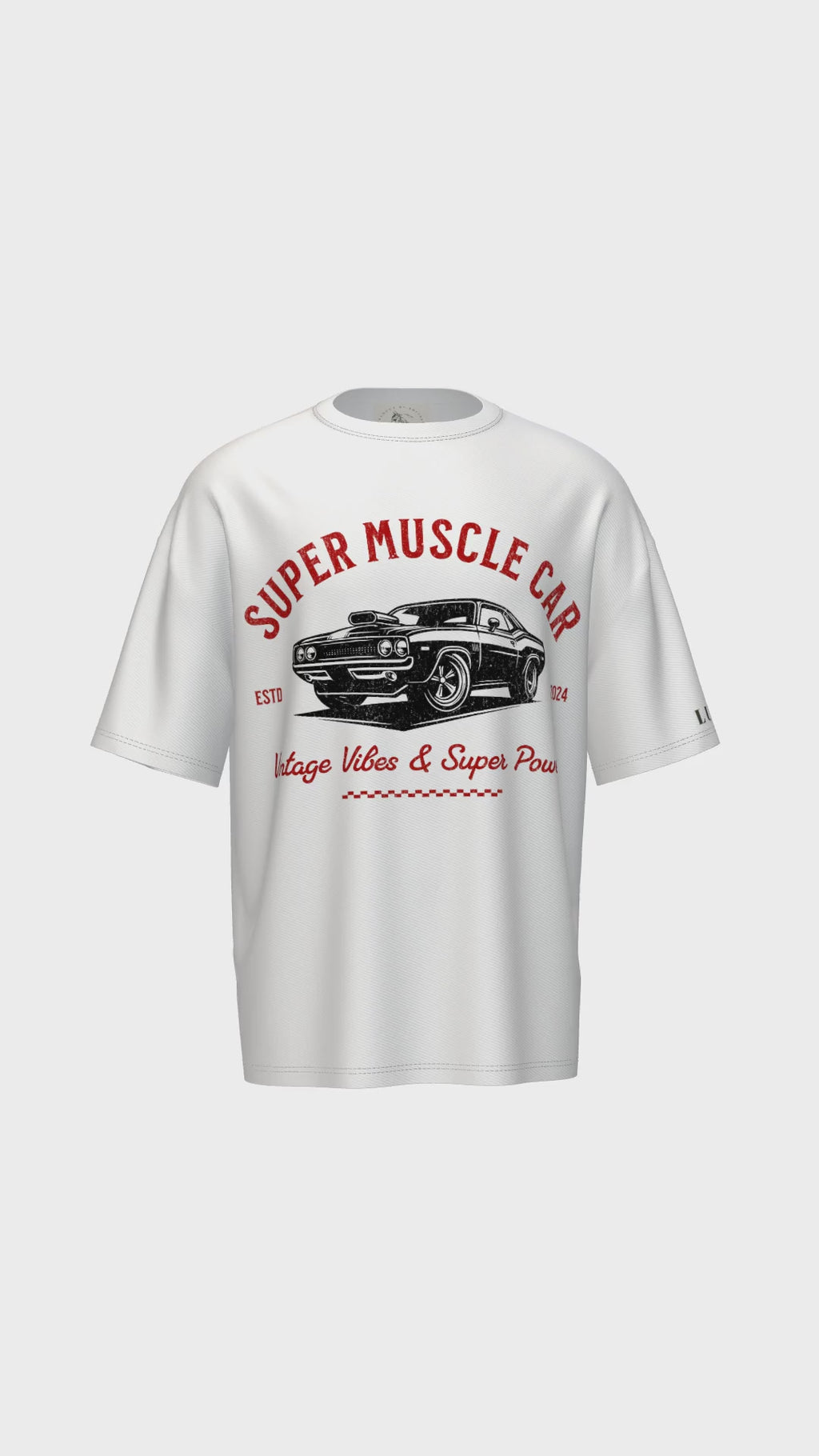 VINTAGE SUPER MUSCLE CAR T-SHIRT