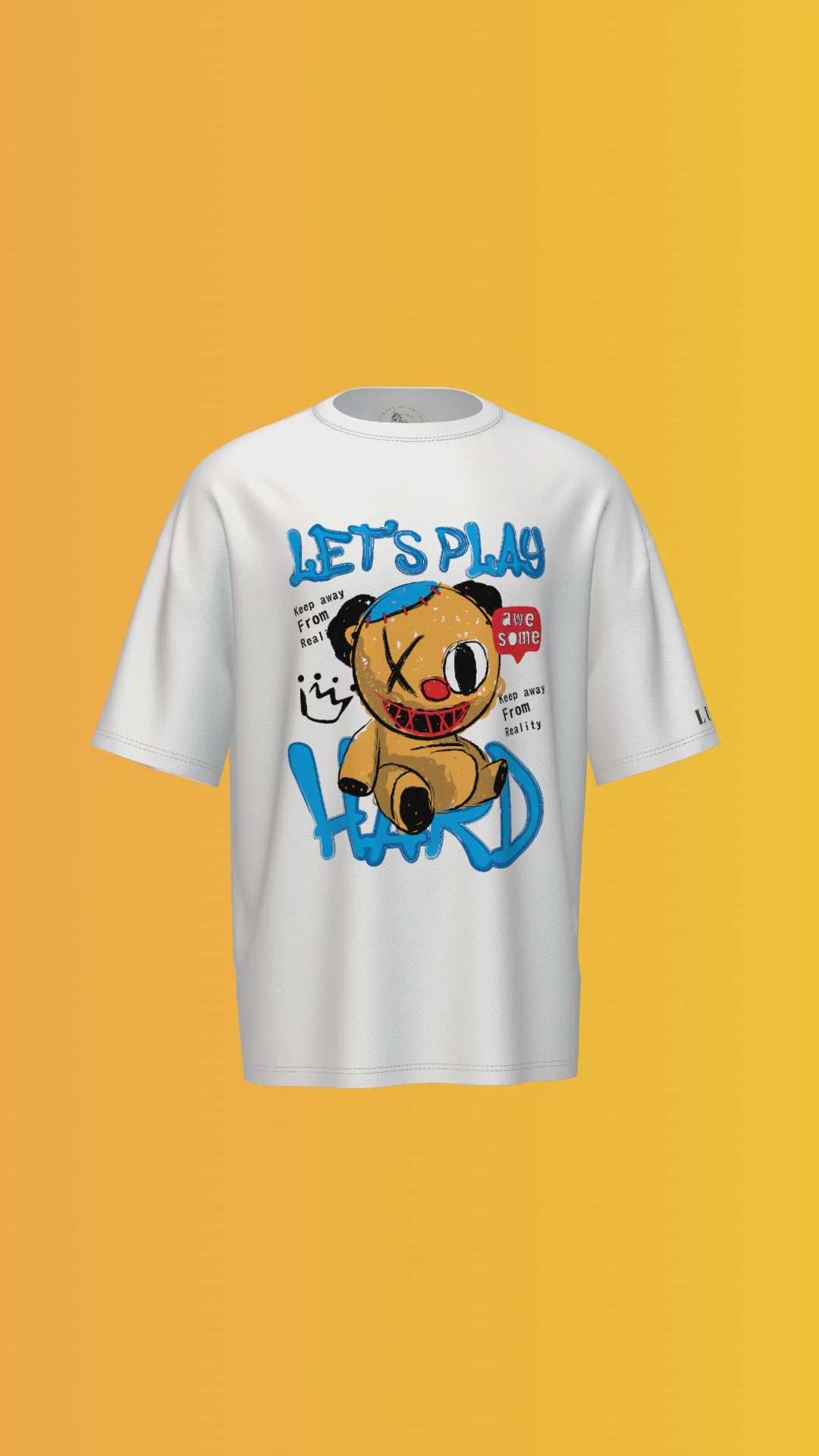 LET'S PLAY PRINTED T-SHIRT