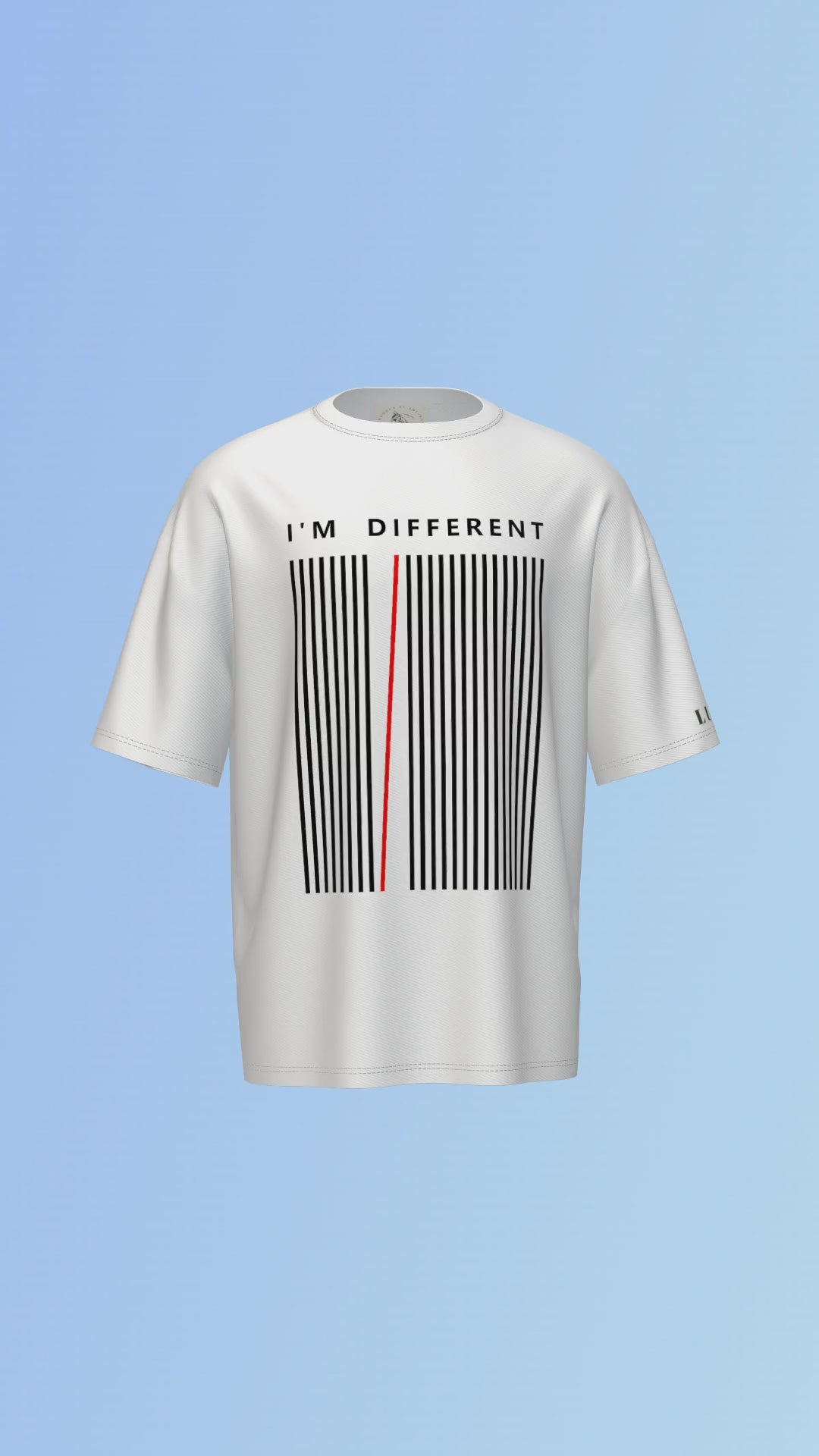 I AM DIFFERENT PRINTED T-SHIRT