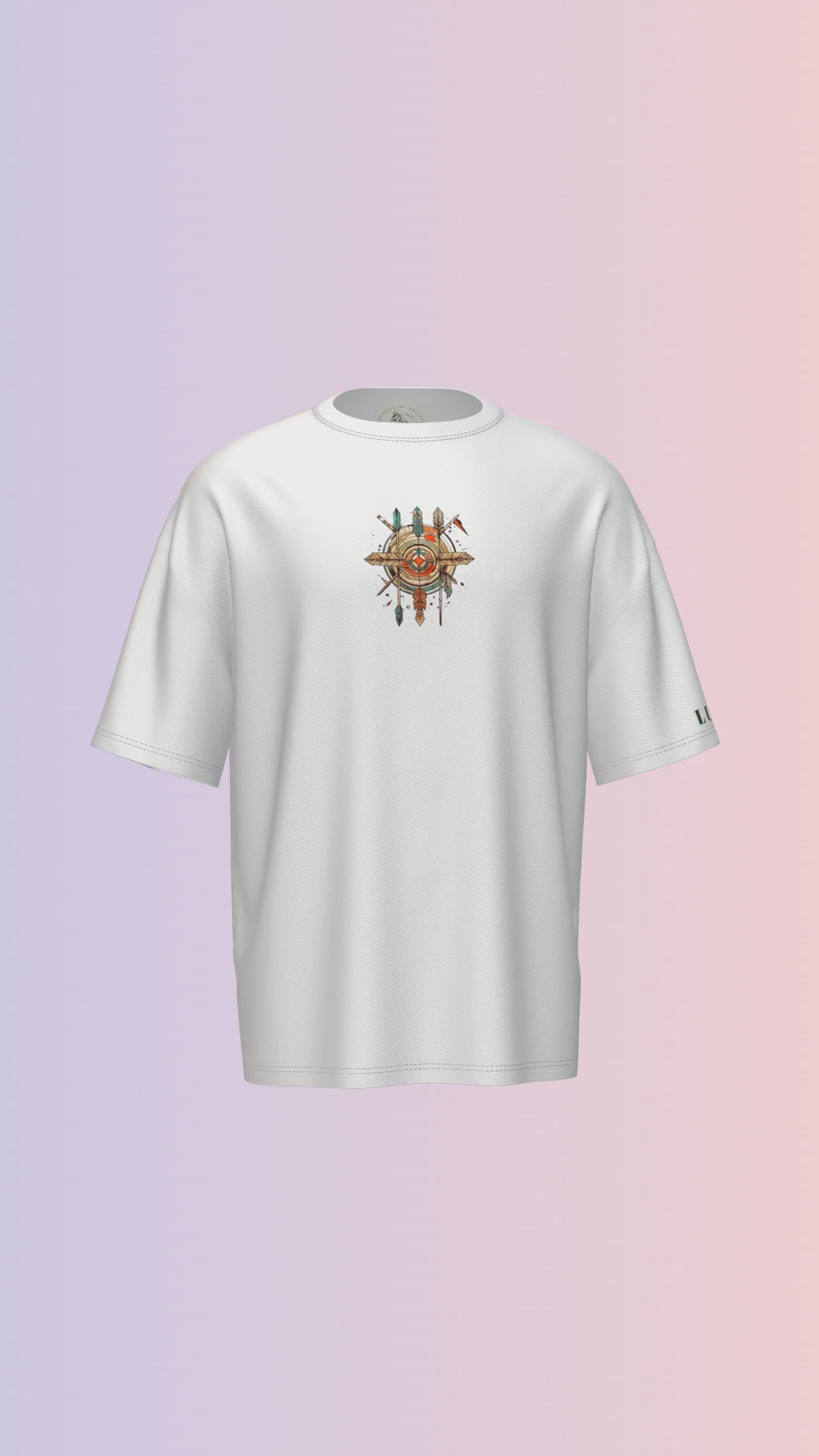 SKY SHOWER PRINTED T-SHIRT