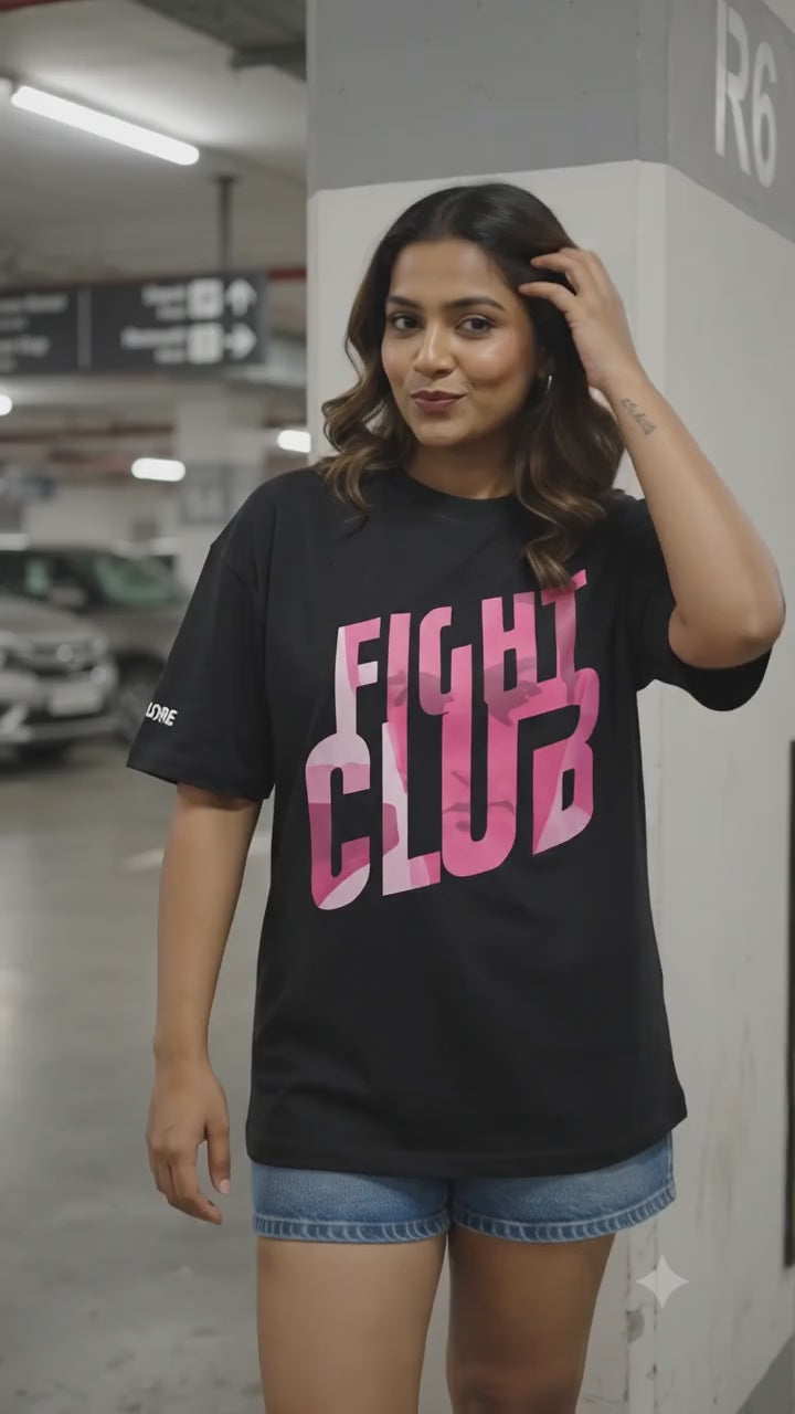 1ST RULE OF FIGHT CLUB GRAPHIC PRINTED TEE