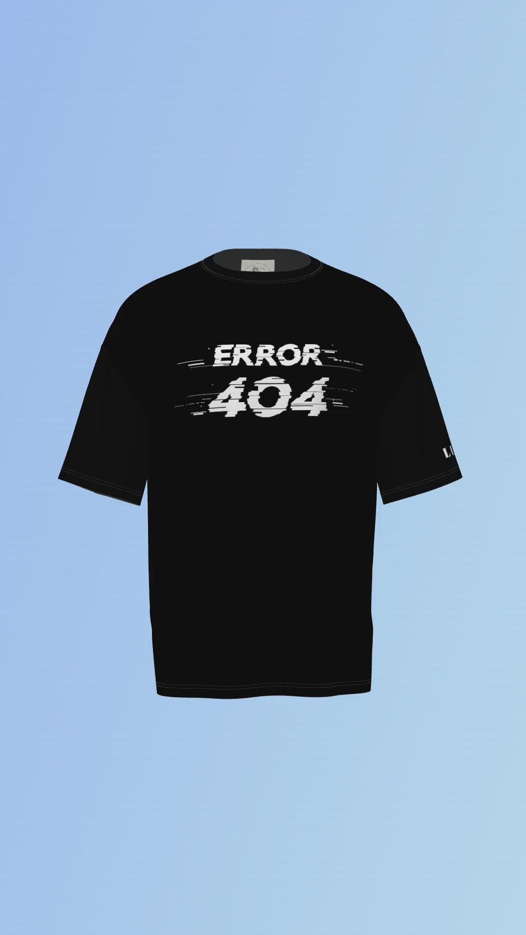 ERROR 404 PRINTED T-SHIRT