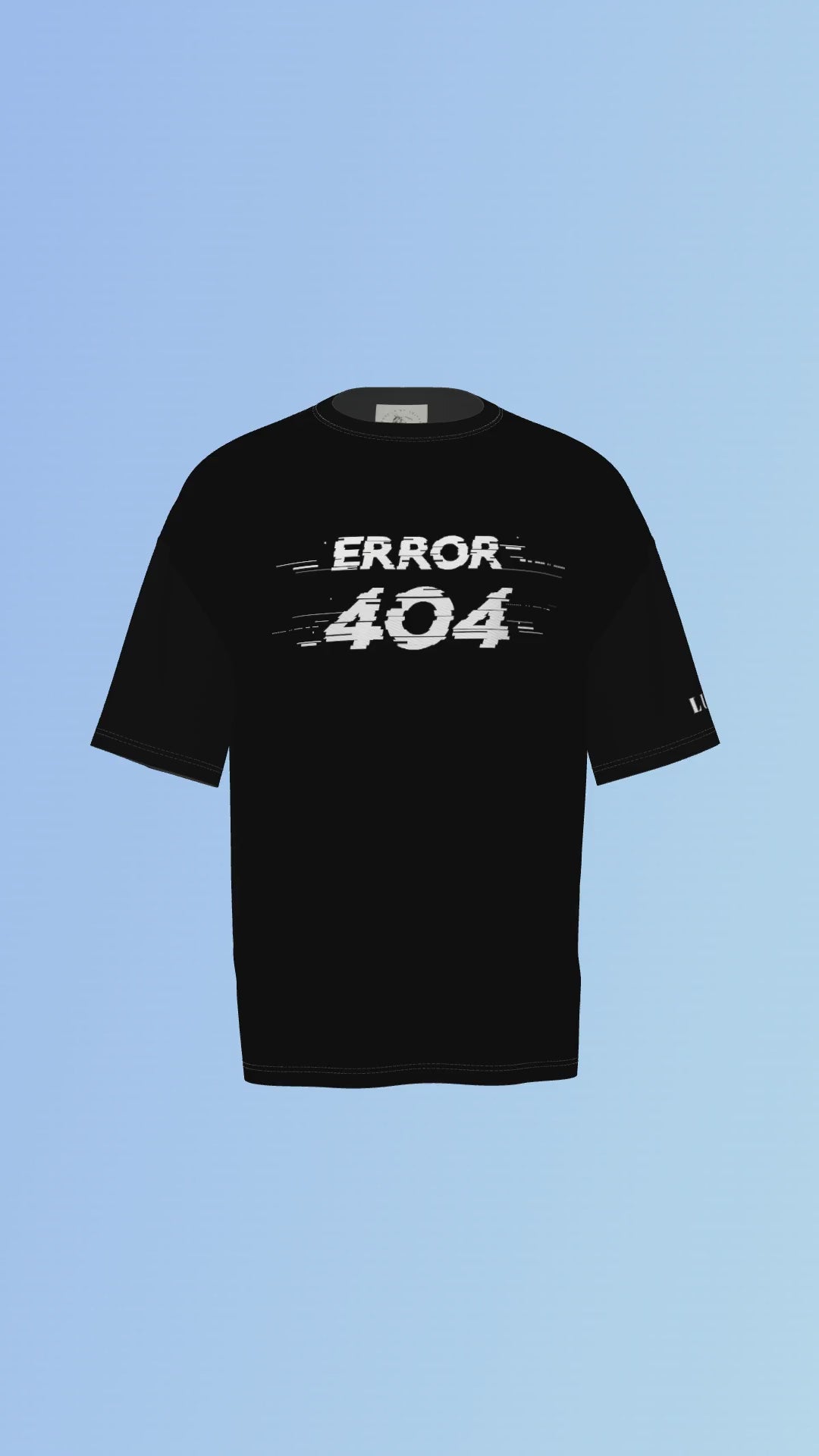 ERROR 404 PRINTED T-SHIRT
