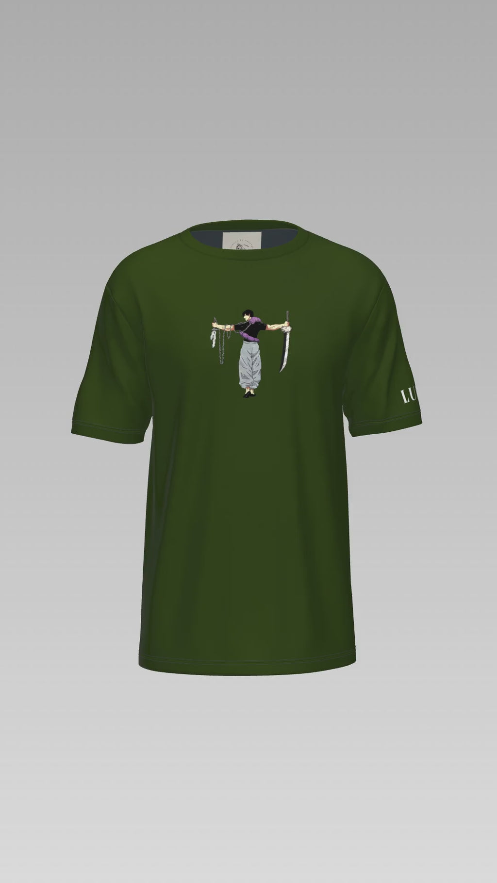 TOJI FUSHIGURO PRINTED T-SHIRT